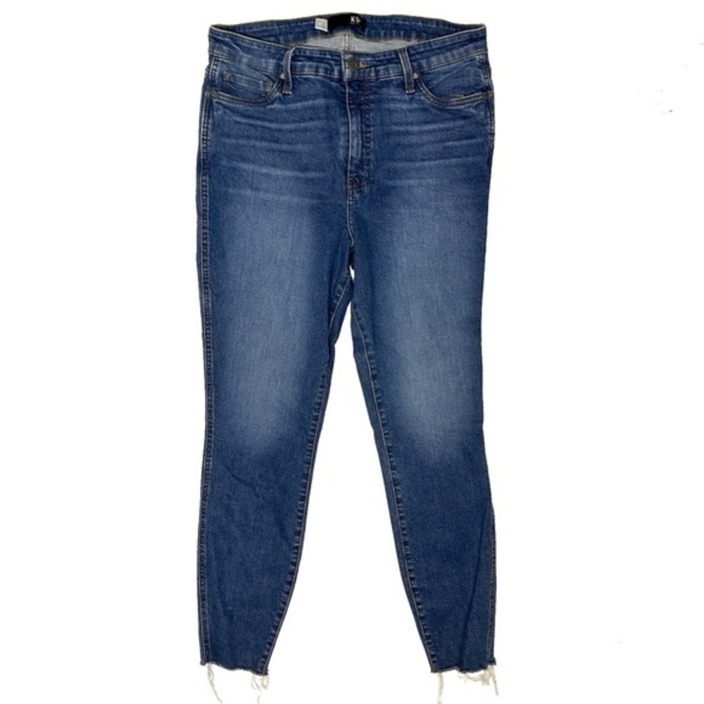 Connie Fab Ab High Waist Ankle Skinny Jeans 12 KUT FROM THE KLOTH Medium Wash